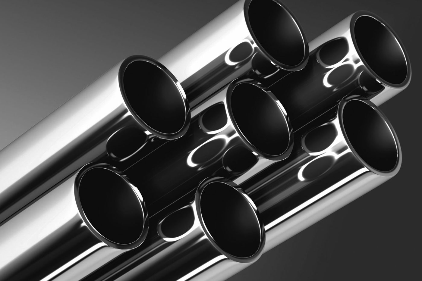 Copper and stainless steel pipe